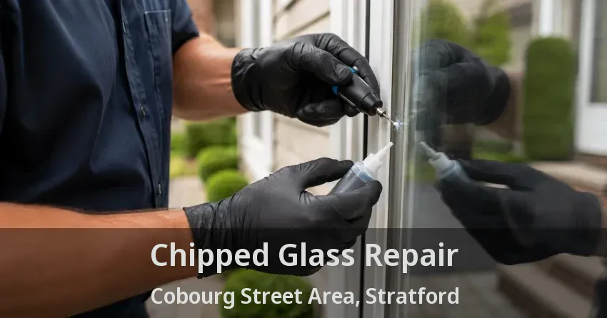 Chipped Glass Repair Cobourg Street Area, Stratford - ON