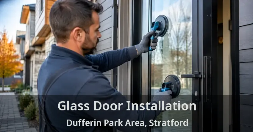 Glass Door Installation Dufferin Park Area, Stratford - ON