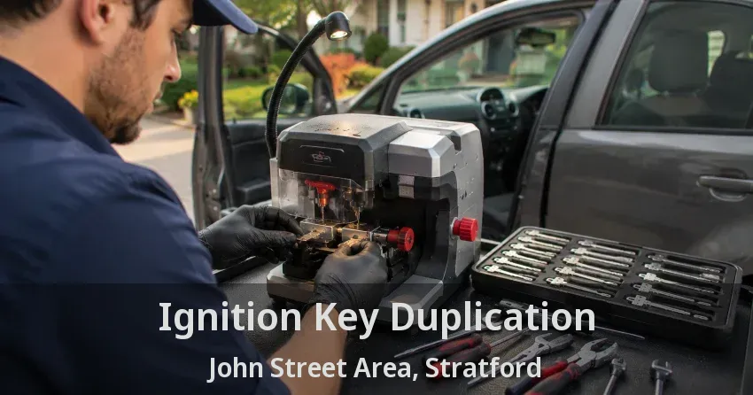Ignition Key Duplication John Street Area, Stratford - ON