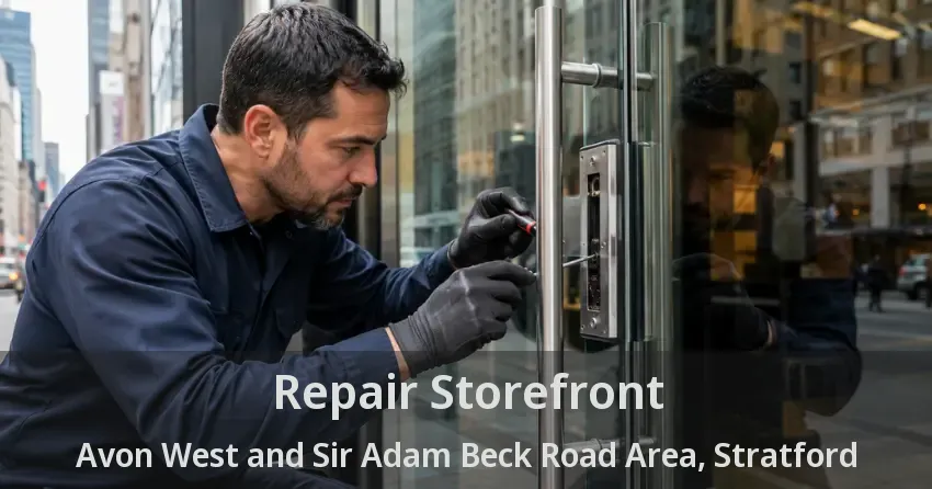 Repair Storefront Avon West and Sir Adam Beck Road Area, Stratford - ON