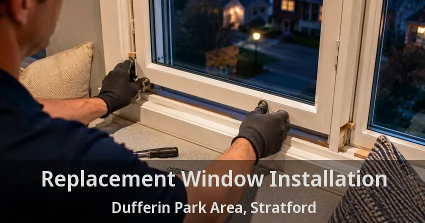 Replacement Window Installation Dufferin Park Area, Stratford - ON