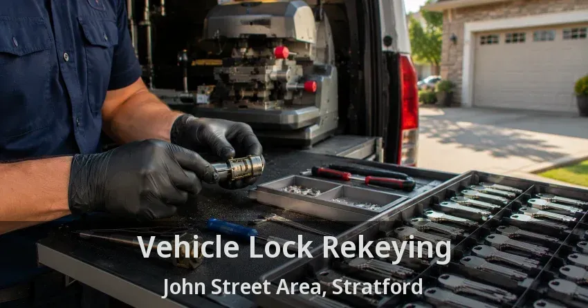 Vehicle Lock Rekeying John Street Area, Stratford - ON