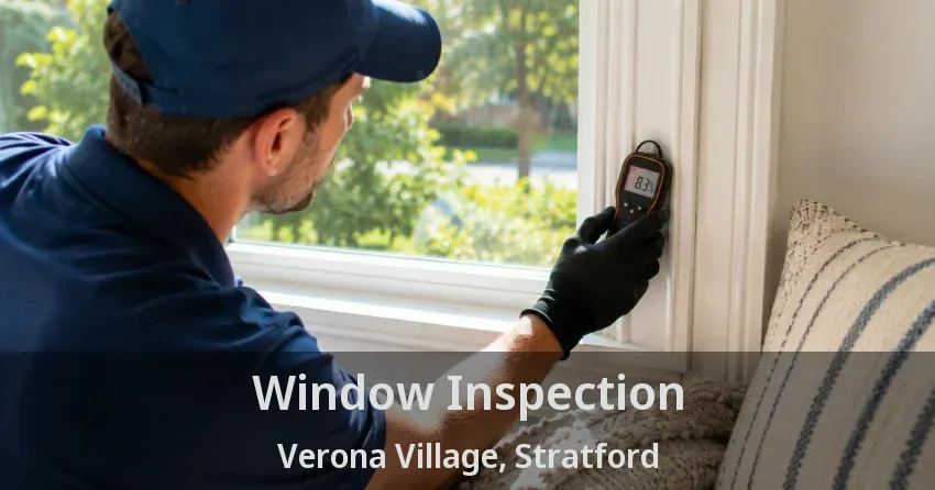 Window Inspection Verona Village, Stratford - ON