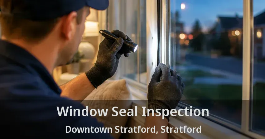 Window Seal Inspection Downtown Stratford, Stratford - ON