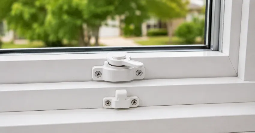 technician installing new window latch hardware in Stratford