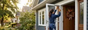 Storm Door Install Devon Street Area, Stratford